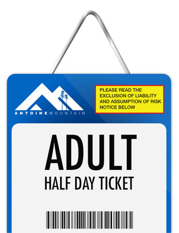 Adult (18-64) Afternoon 1/2 Day Lift Ticket