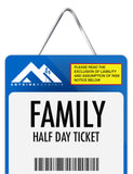 Family Afternoon 1/2 Day Lift Tickets