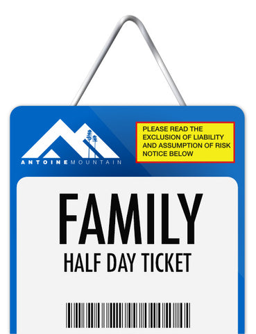 Family Afternoon 1/2 Day Lift Tickets