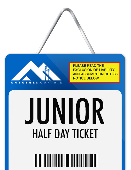 Junior (6-17) Afternoon 1/2 Day Lift Ticket